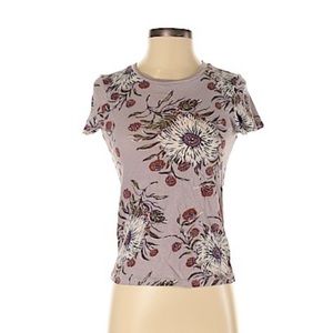 Purple floral Tee